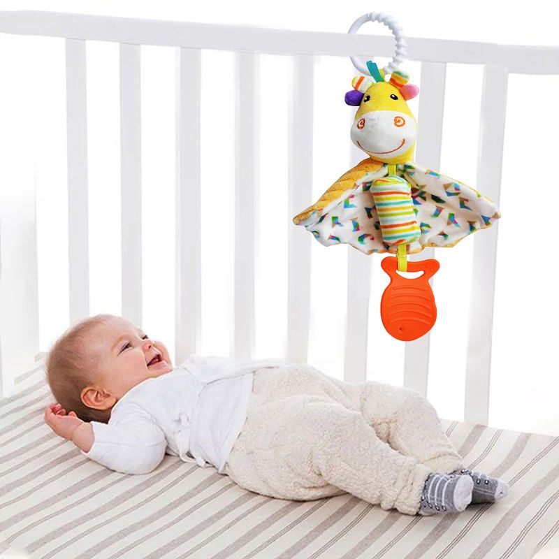 Factory Price - Livia Hanging Animal Crib And Stroller Toy - Giraffe