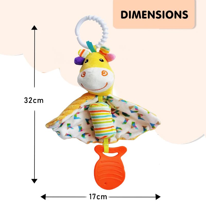 Factory Price - Livia Hanging Animal Crib And Stroller Toy - Giraffe