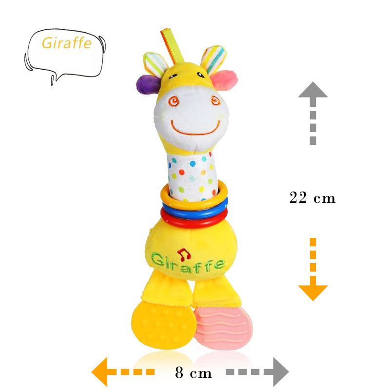 Factory Price - Hilmar Animal Stuffed Plush Toys W/ Musical Function - Giraffe