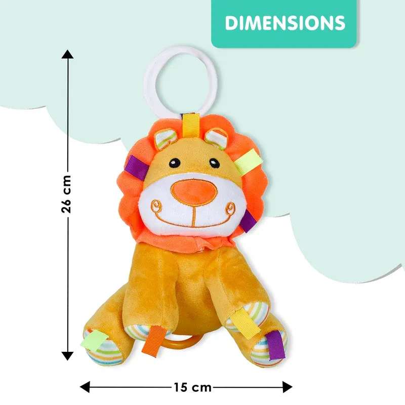 Factory Price - Carly Animal Stuffed Plush Crib And Stroller Toy - Lion