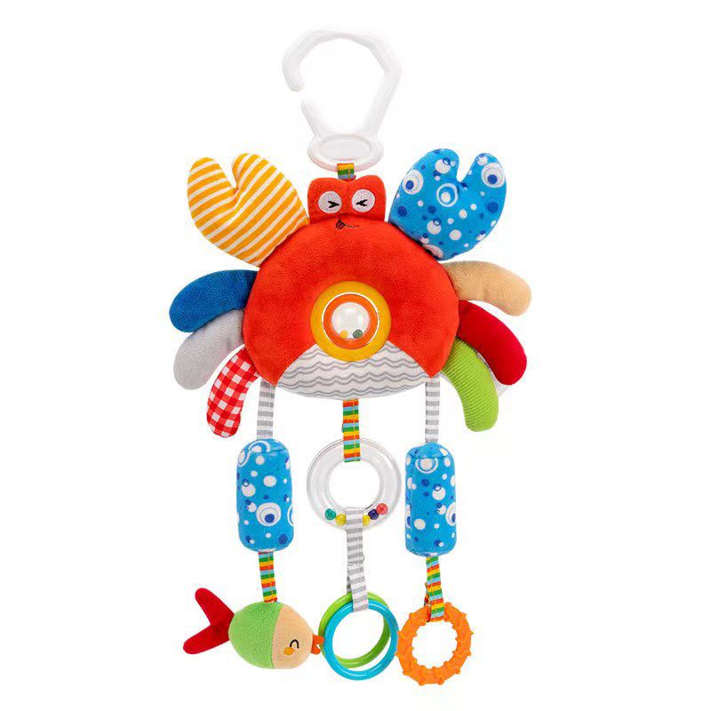 Factory Price - Activity Hanging Crib And Stroller Toy With Rattle - Crab