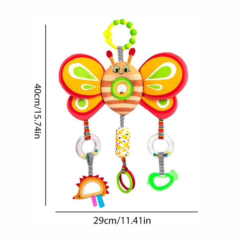 Factory Price - Hanging Activity Crib Toy With Rattle - Butterfly