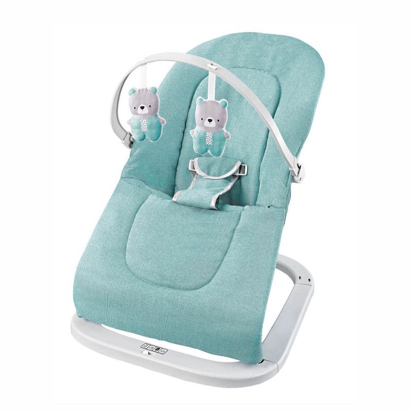 Factory Price - Winston Baby Bouncer With Removable Toys and Musics - Green