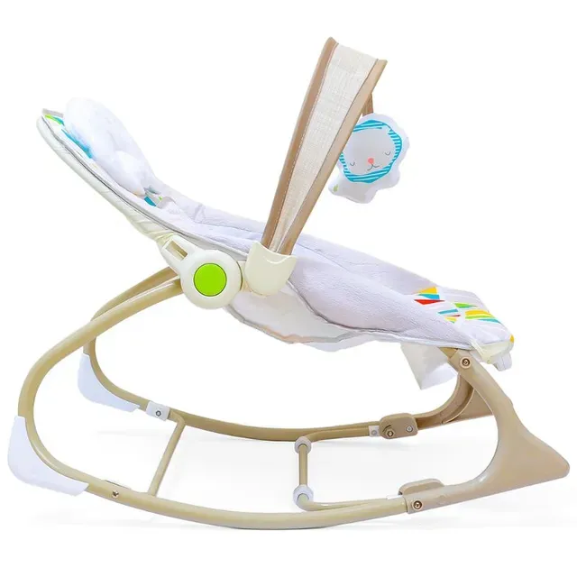 Factory Price - Miller Infant Bouncer With Music & Toys Multicolor - Grey