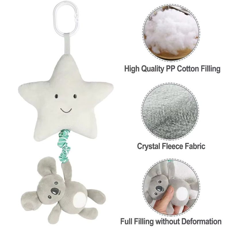 Factory Price - Hanging Animal Plush Crib Toy With Music - Koala