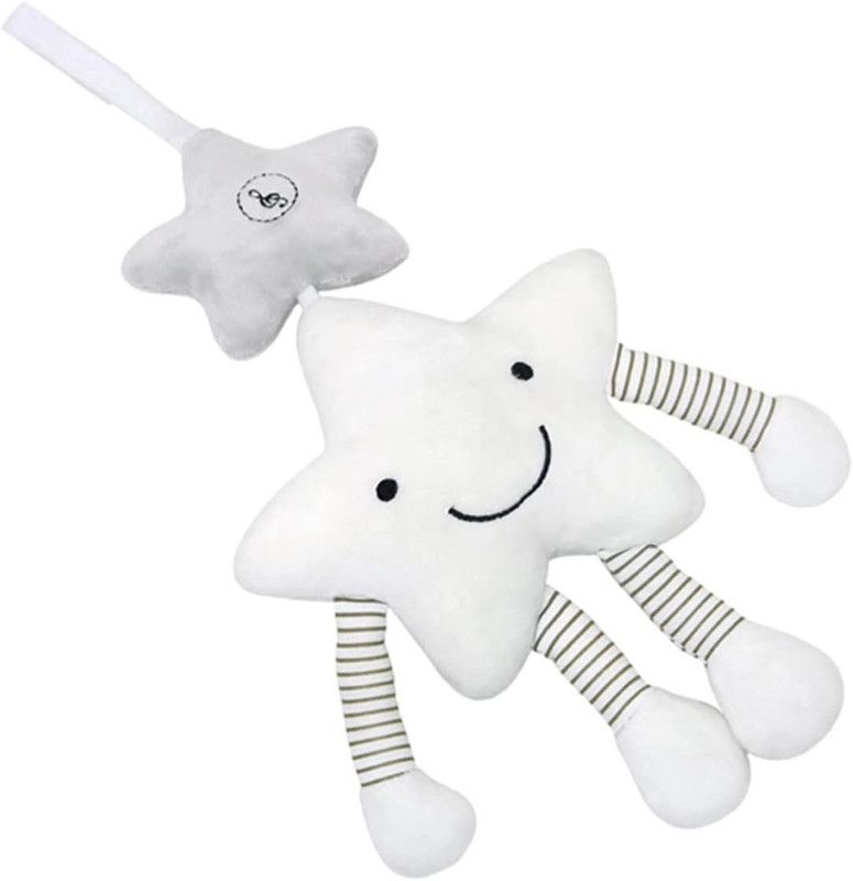 Factory Price - Hanging Plush Crib Toy With Music - Star