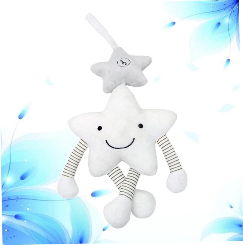 Factory Price - Hanging Plush Crib Toy With Music - Star