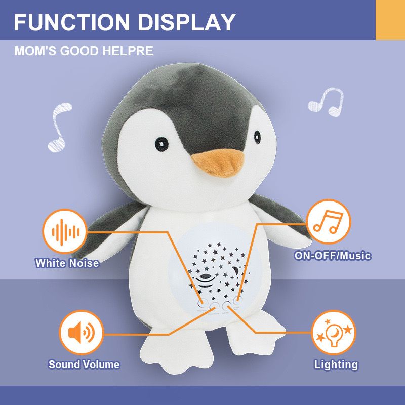 Factory Price - Plush Penguin Sleep Aid Toy