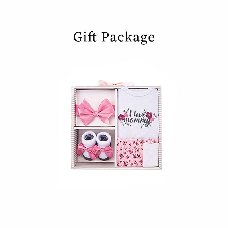 Factory Price - 6pc-Set - Girl's Wear Gift Set - White/Pink