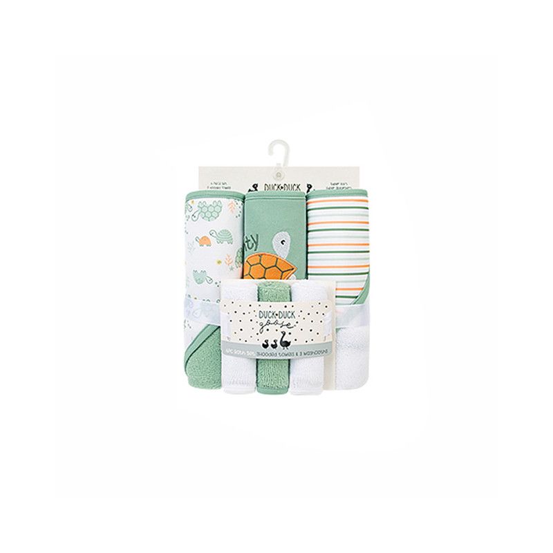 Factory Price - 6 Piece Newborn Bath Towel Gift Set E