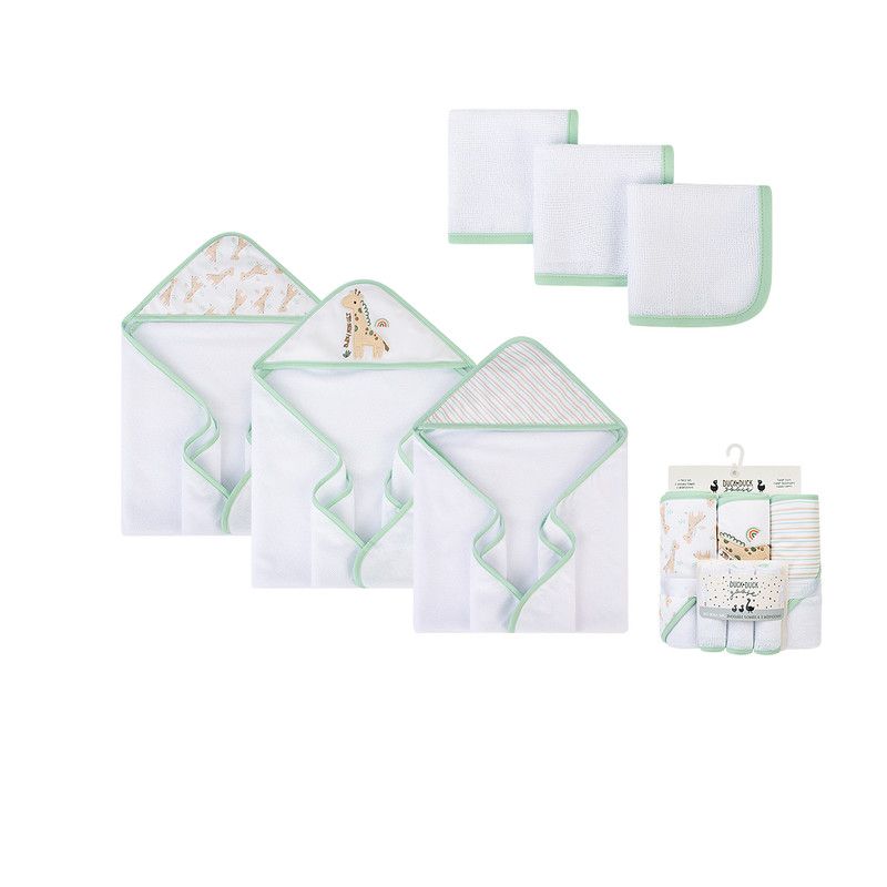 Factory Price - 6 Piece Newborn Bath Towel Gift Set F