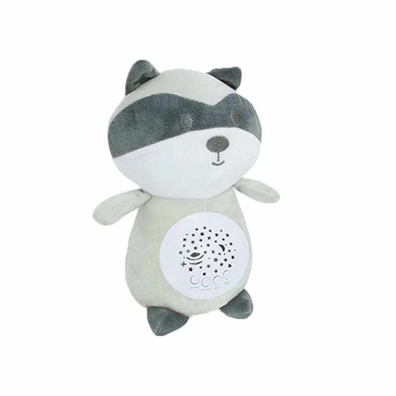 Factory Price - Plush Toy With Soft Light And Soothing Music - Racoon