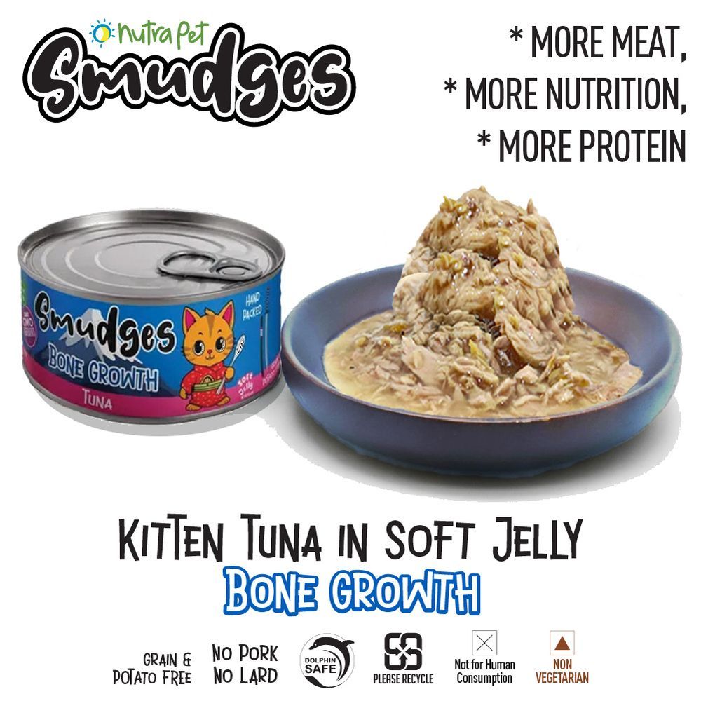 Nutrapet - Smudges Kitten Tuna Minced Soft Jelly - 60g