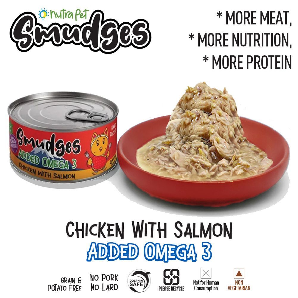 Nutrapet - Smudges Chicken With Salmon gravy - 80g