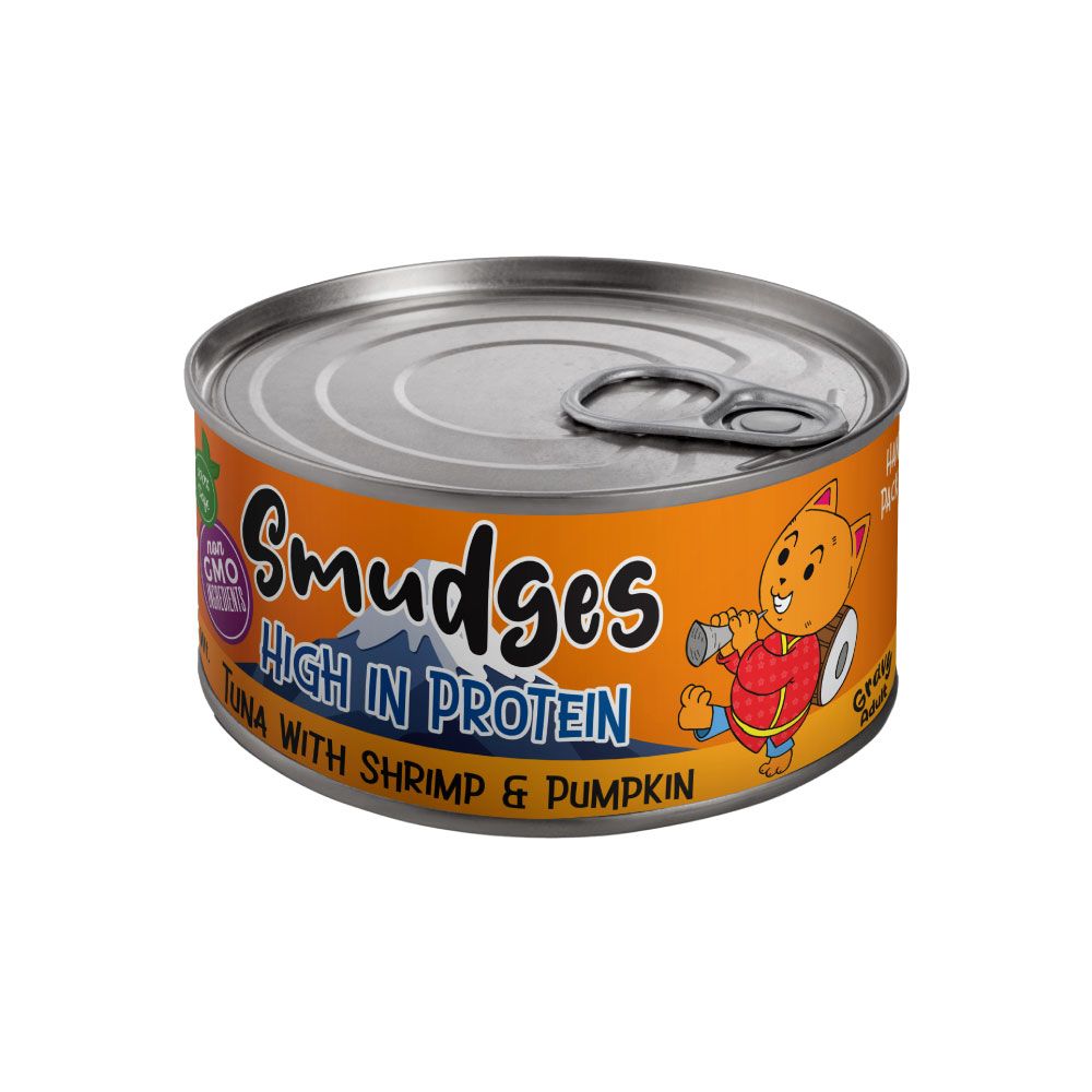 Nutrapet - Smudges Tuna Flakes With Shrimp & Pumpkin gravy - 80g