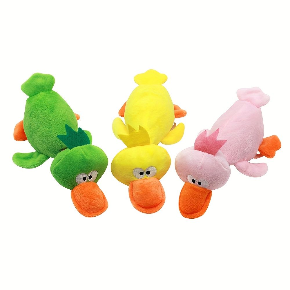 Nutrapet - Squeakz Plush Duck Dog Toy - Style May Vary - 1 Pc