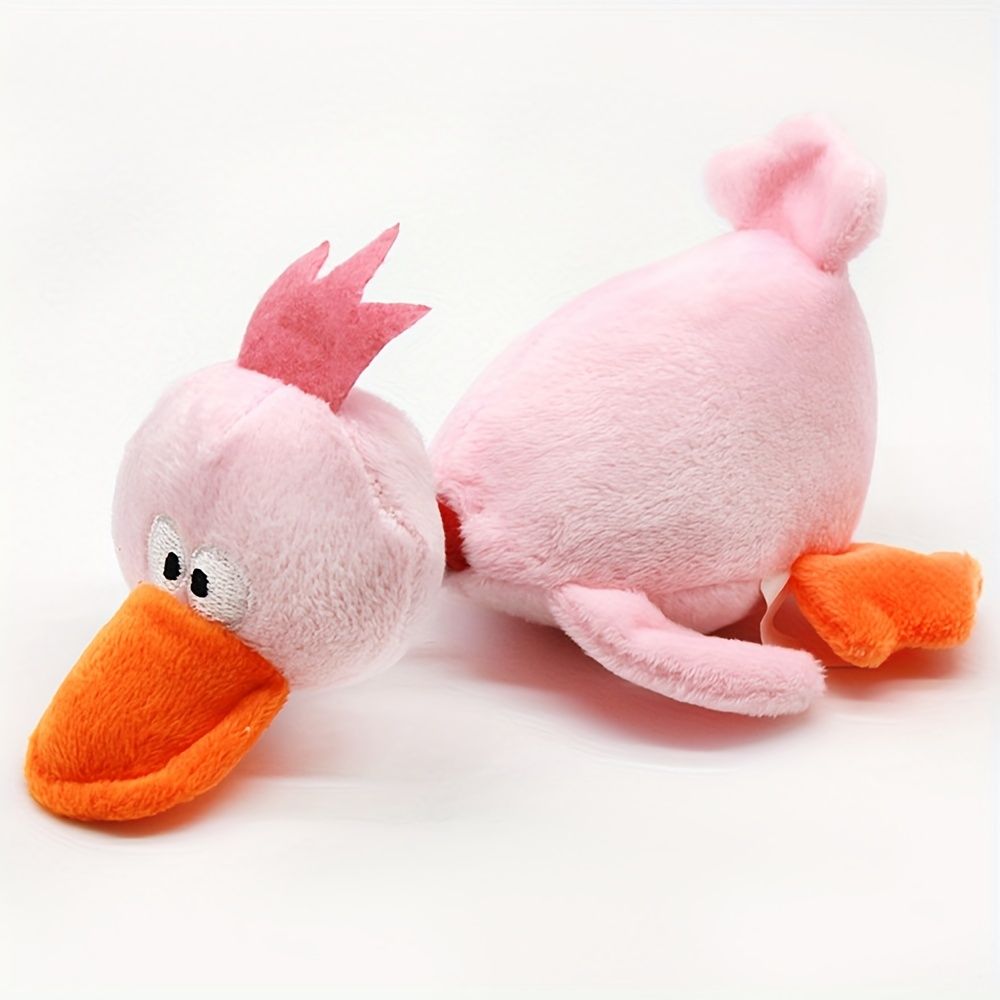 Nutrapet - Squeakz Plush Duck Dog Toy - Style May Vary - 1 Pc