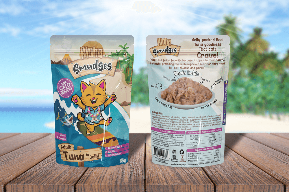 NutraPet - Aloha Smudges Tuna Cat Wet Food In Jelly - 85gm