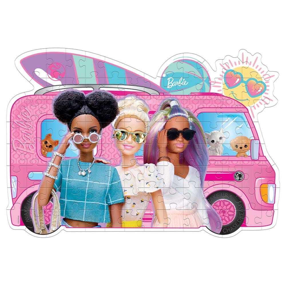 Clementoni - Barbie & Camper Van Puzzle - 104pcs