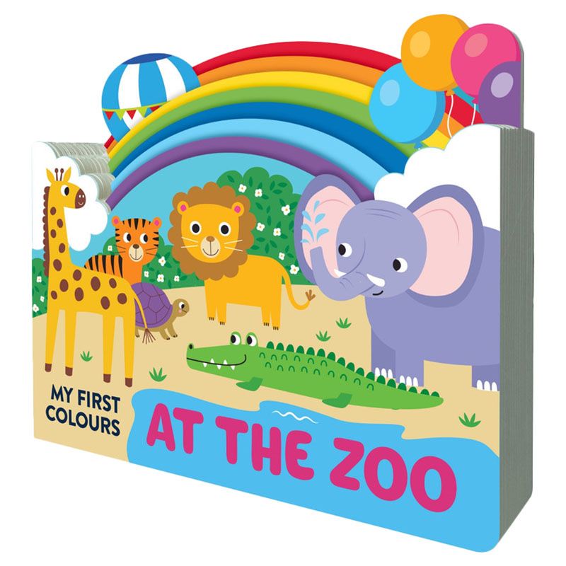 كتاب My First Colours - At The Zoo Chunky Scenes Board Book