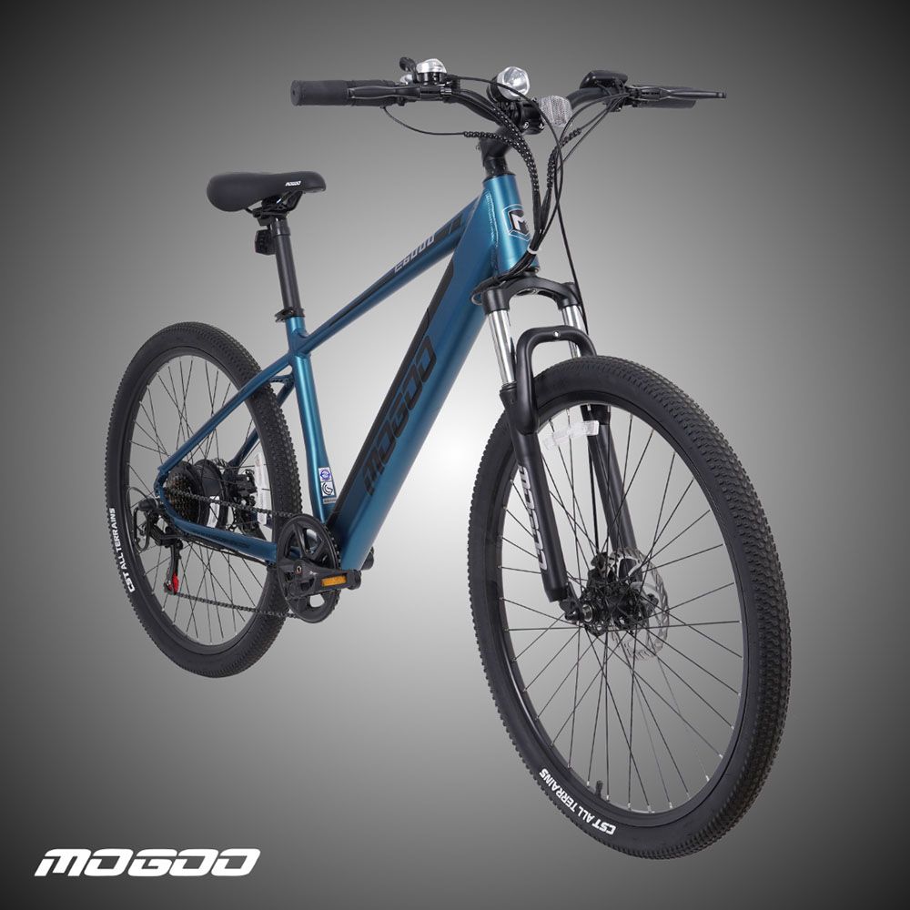 Mogoo - E6000 E-Mountain Bike - 27.5-Inch - Blue