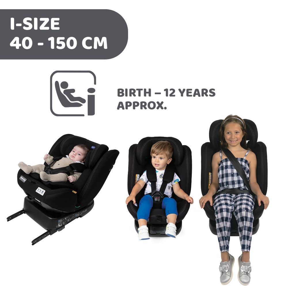 Chicco - Unico Evo I-Size Classic Car Seat - India Ink