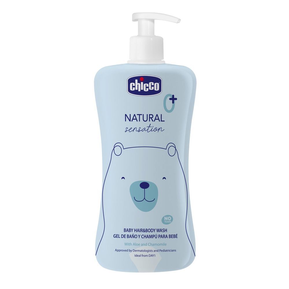 Chicco - Natural Sensation Baby Hair & Body Wash No Tears 500ml