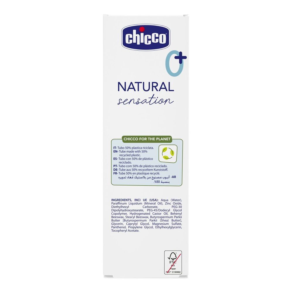 Chicco - Natural Sensation 4in1 Nappy Cream - 100ml - 0m+