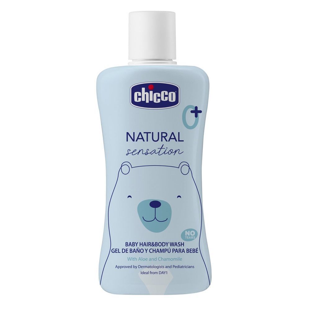 Chicco - Natural Sensation Baby Hair&Body Wash No Tears 200ml