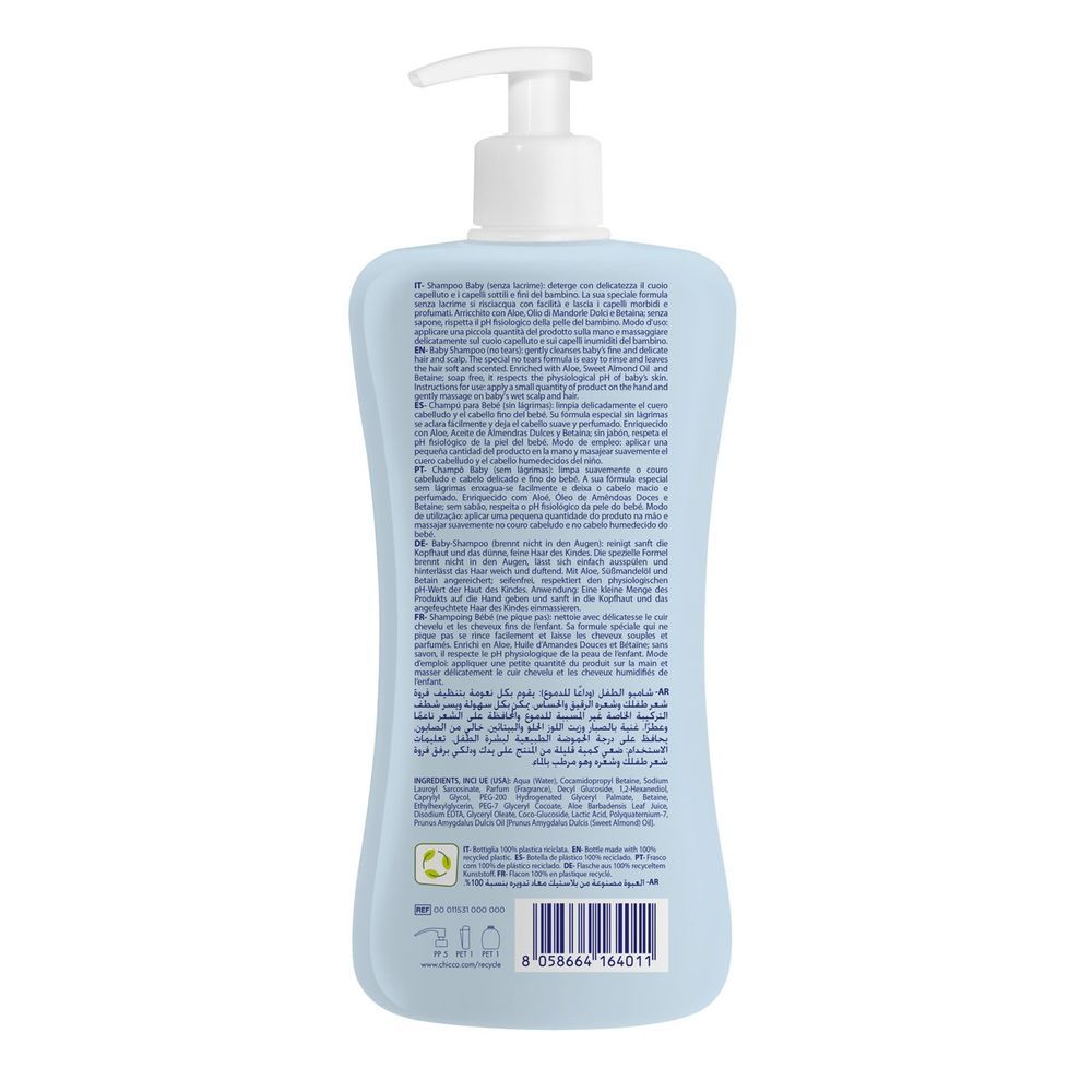 Chicco - Natural Sensation Baby Shampoo No Tears 500ml