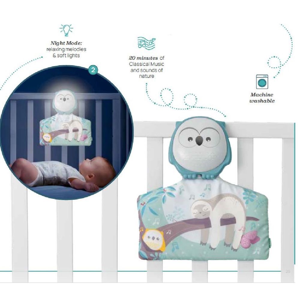 Chicco - 2-In-1 Electronic Owly Playmat