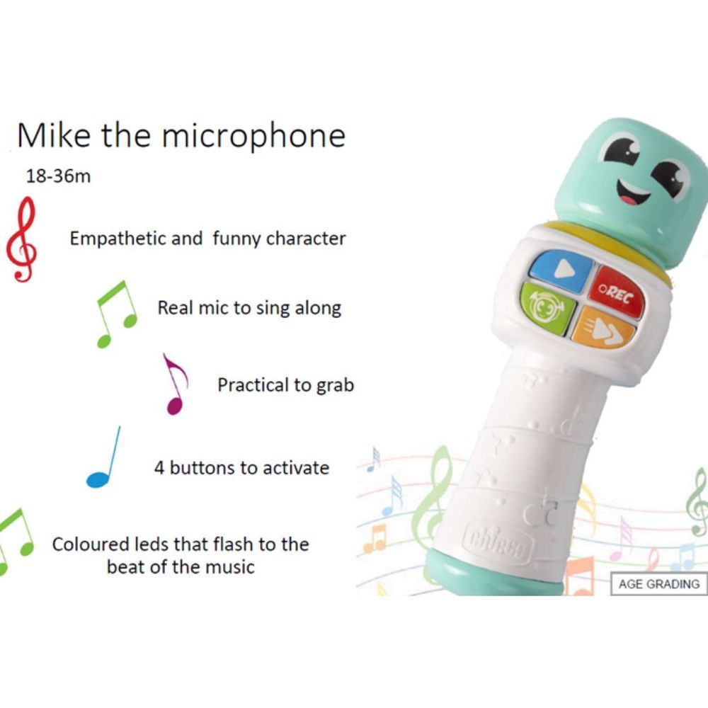 Chicco - The Microphone Myke - Multicolor