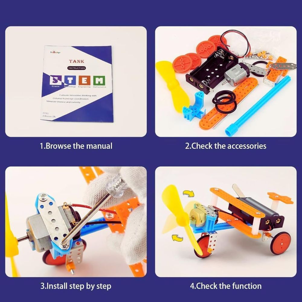 Mumfactory - Science Electric Robot Kit - 12 Pcs