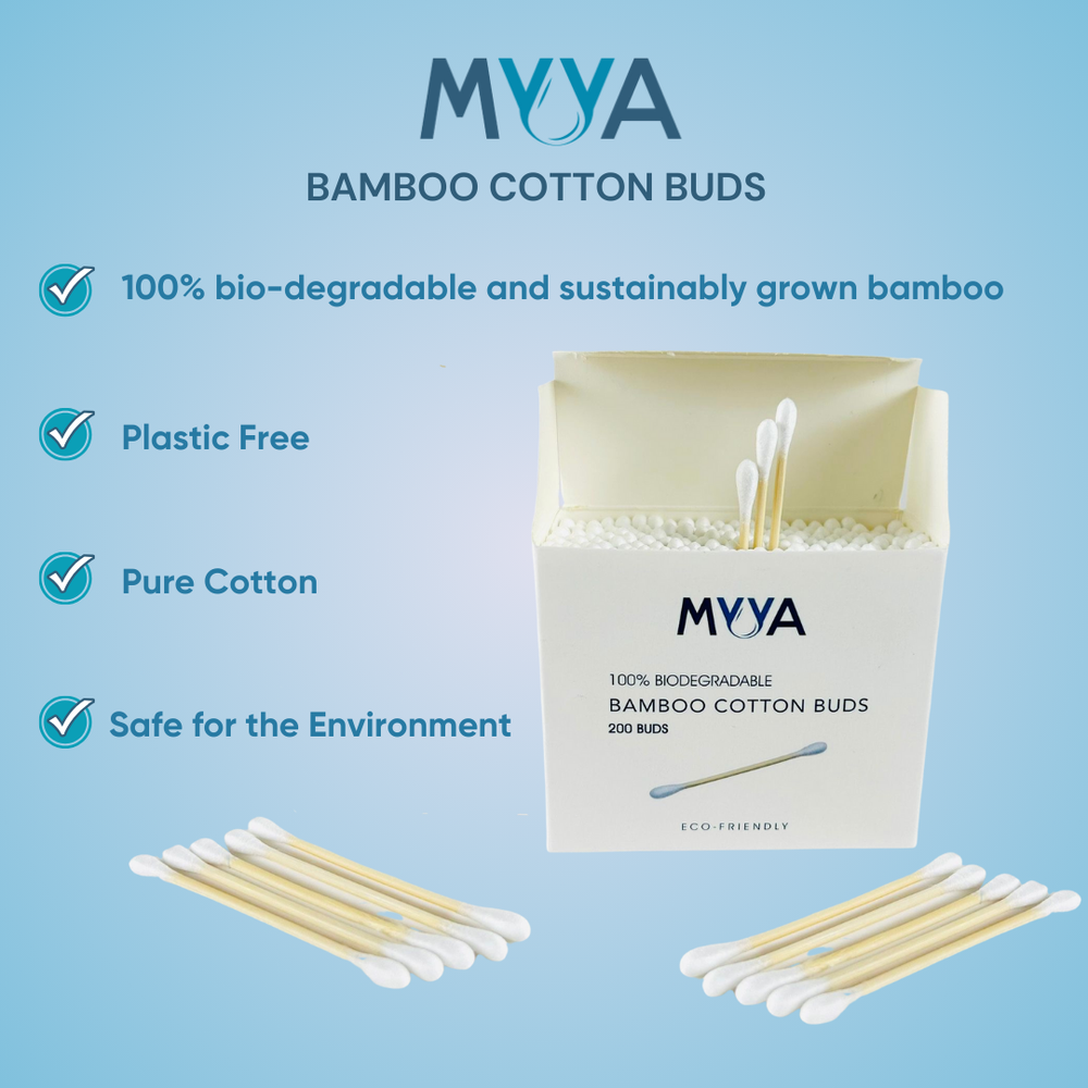 Myya - Bamboo Cotton Buds 200Pcs