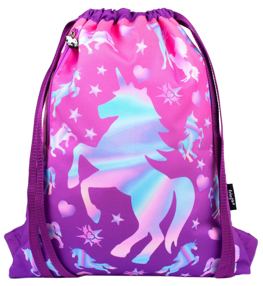 Fringoo - Drawstring Bag - Unicorn Ombre