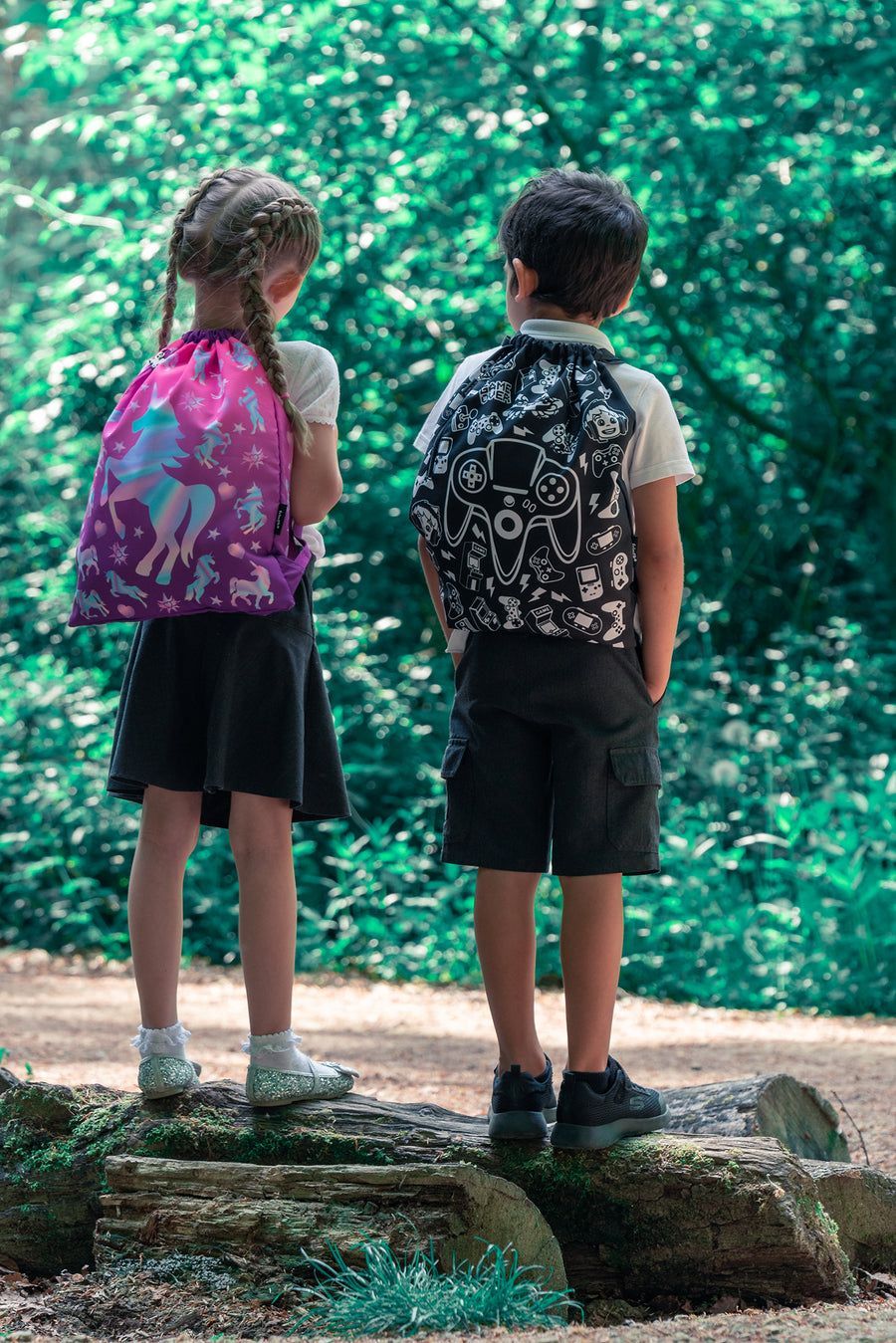 Fringoo - Drawstring Bag - Unicorn Ombre