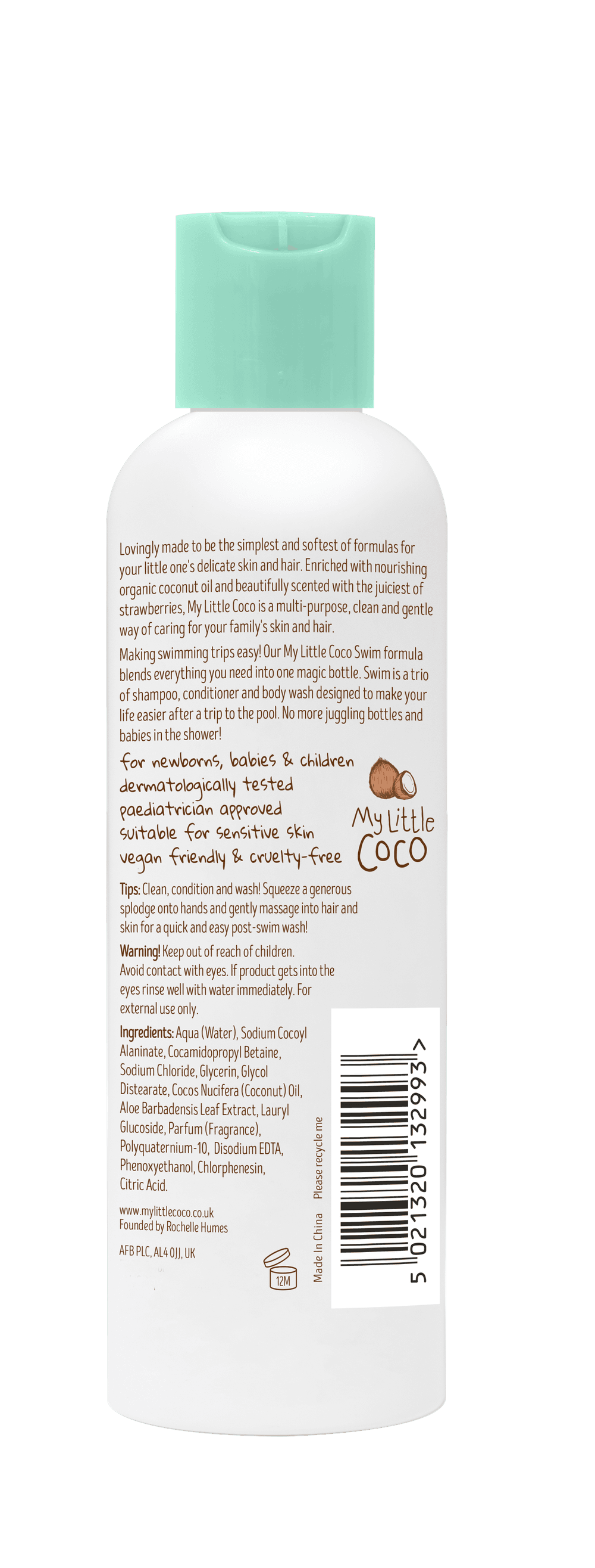 My Little Coco - 3-In-1 Baby Swim Hair Shampoo, Conditioner & Body Wash - 250ml