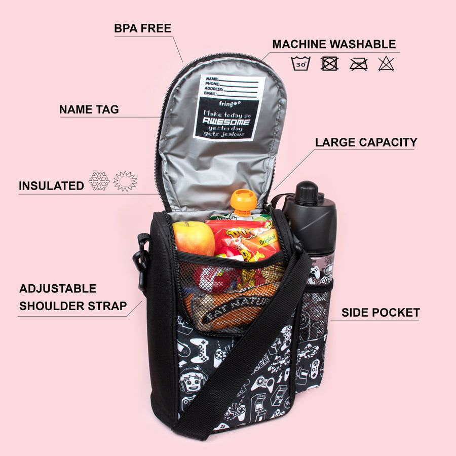 Fringoo - Multi-Compartment Fringoo Lunch Bag - Gamer