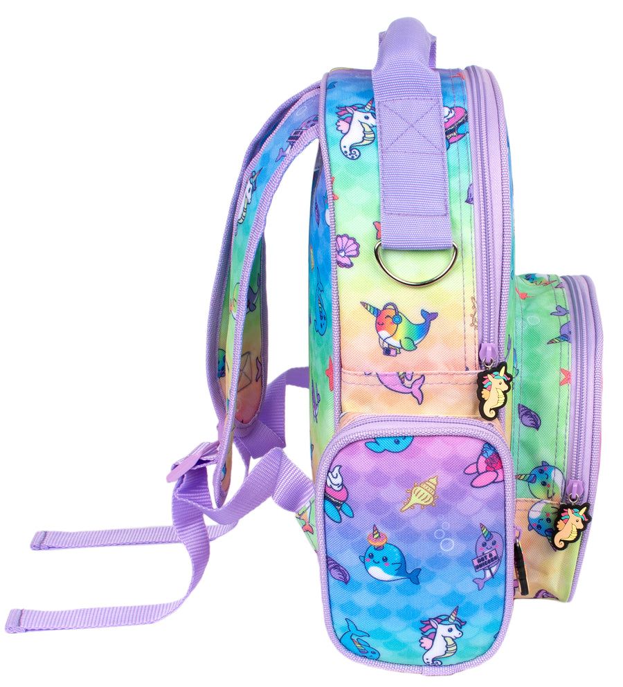 Fringoo - Kids Backpack - Narwhal & Seahorse