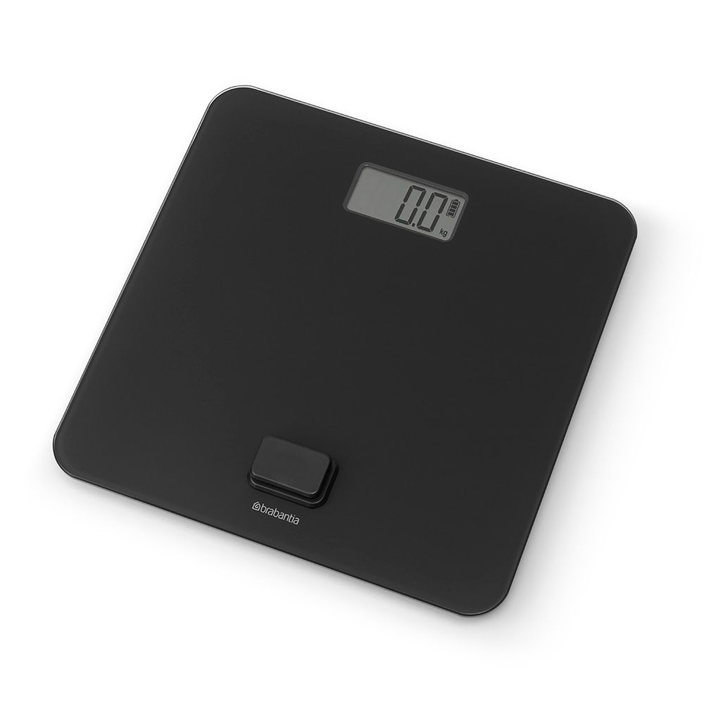 Brabantia - Digital Bathroom Scale Without Battery - Dark Grey