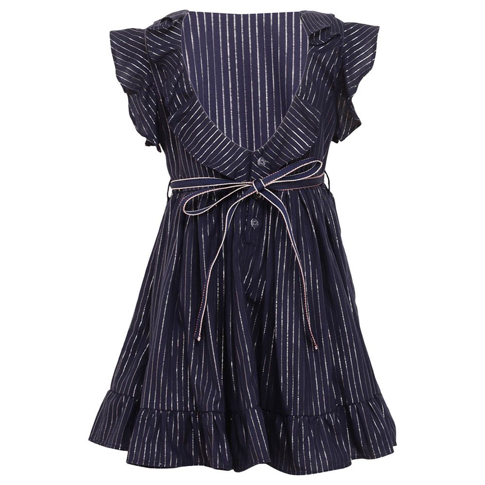 A Little Fable - Flutter Dress - Navy