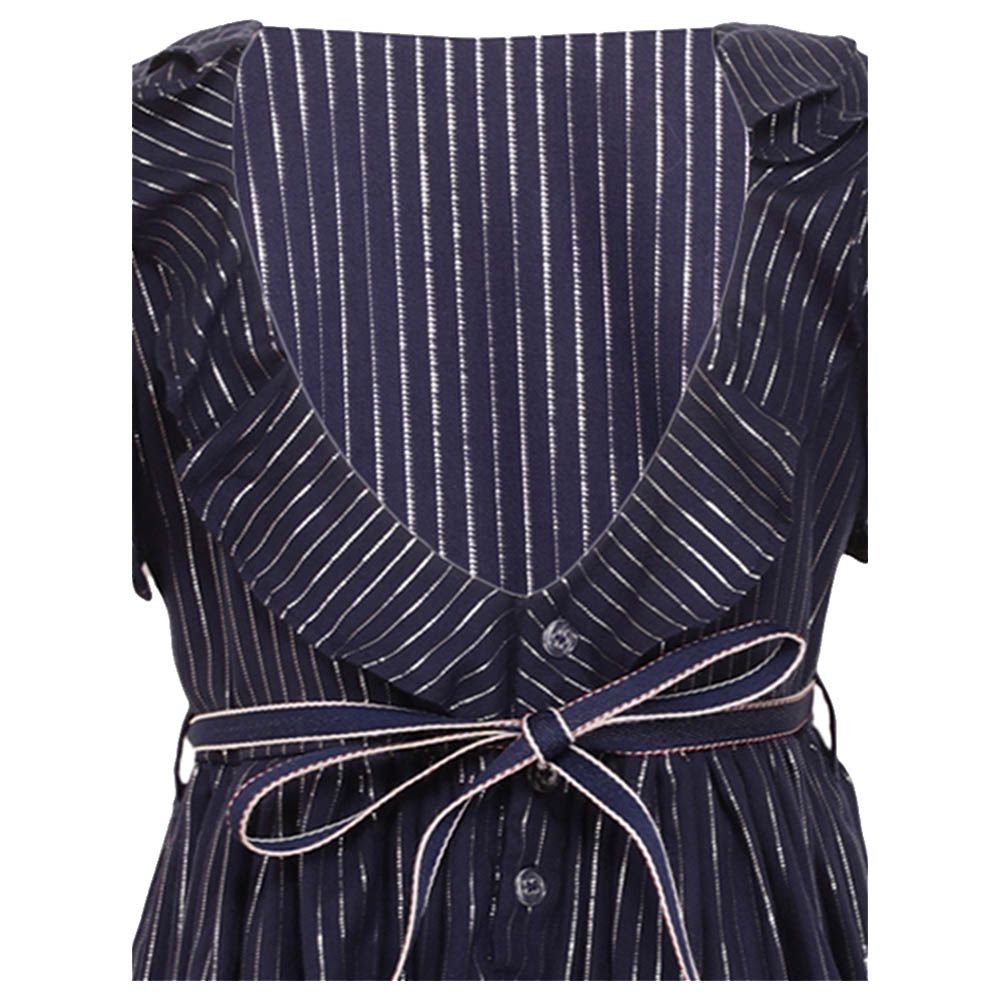 A Little Fable - Flutter Dress - Navy