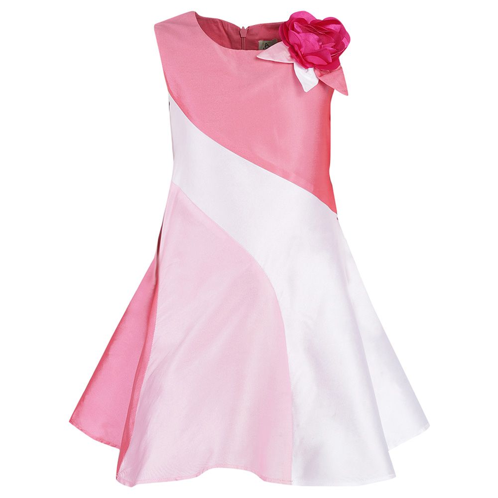 A Little Fable - Color Block Dress - Pinky Pie