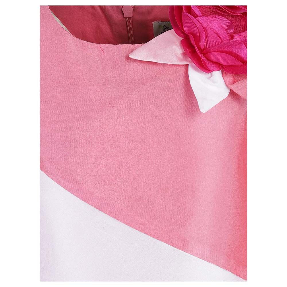 A Little Fable - Color Block Dress - Pinky Pie