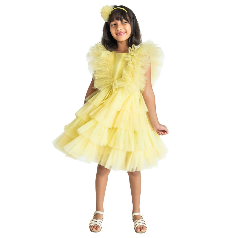 A Little Fable - Regalia Dress - Yellow