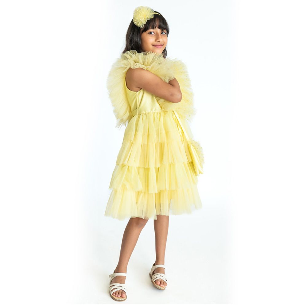 A Little Fable - Regalia Dress - Yellow