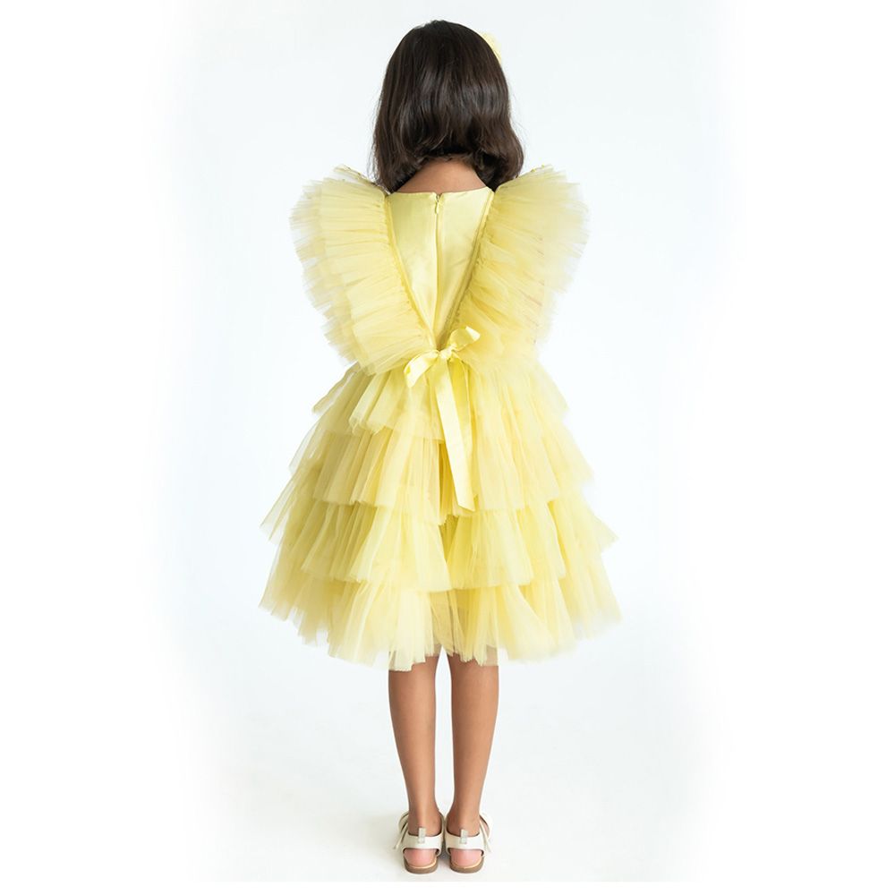 A Little Fable - Regalia Dress - Yellow