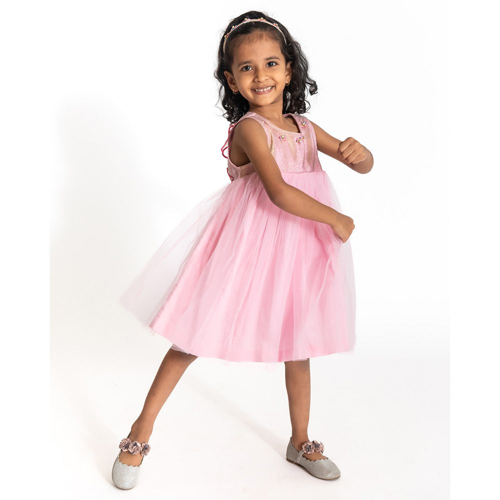 A Little Fable - Butterfly Wings Dress - Pink