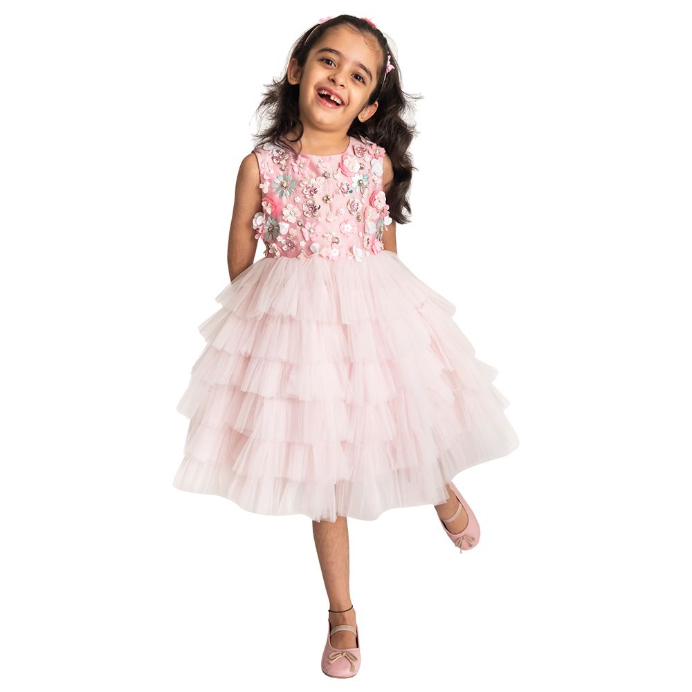 A Little Fable - Florence Dress - Pink