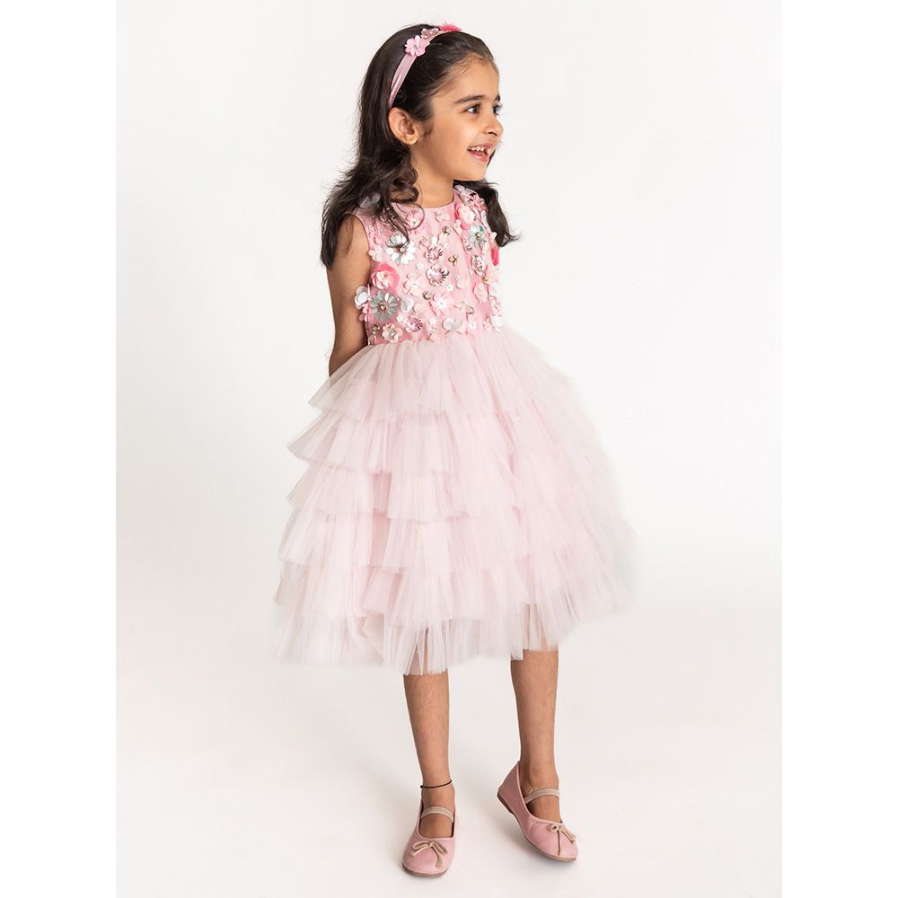 A Little Fable - Florence Dress - Pink